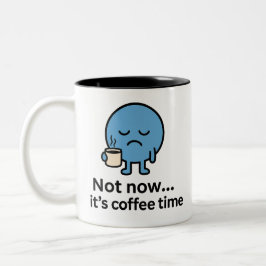 Smilo 眠そうな顔のコーヒーカップ ツートーンマグカップ