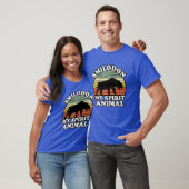 Smilodonは私の精神の動物のセイバー歯タイガー値リスト Tシャツ (ユニセックス)