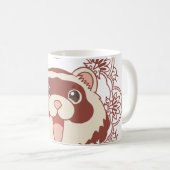 Smily Ferret コーヒーマグカップ (正面右)