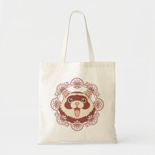 Smily Ferret トートバッグ (正面)