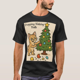 Smirking Kitten Christmas Chaos2 Tシャツ