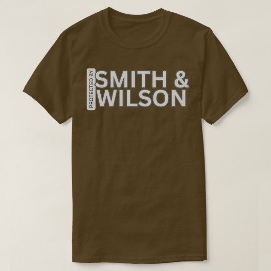 Smith 保護 Wilson著 Tシャツ (デザイン正面)
