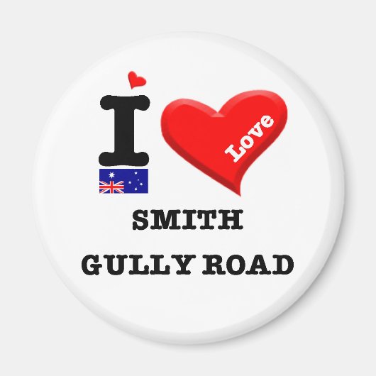 SMITH GULLY ROAD - I Love マグネット (正面)