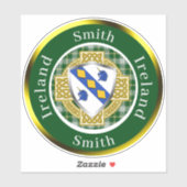 Smith Irish Shield/Celtic Cross Personalized シール (シート)