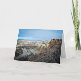 Smith Rock Canyon Greeting Card (空白の) カード