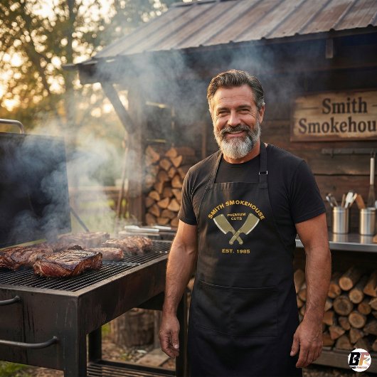 Smith Smokehouse Premium Cuts Custom BBQ Pitmaster エプロン