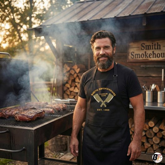 Smith Smokehouse Premium Cuts Custom BBQ Pitmaster エプロン