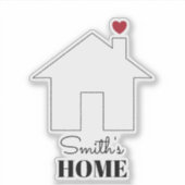 Smith's Home with Heart シール (正面)