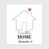Smith's Home with Heart シール (シート)