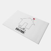 Smith's Home with Heart ドアマット (アングル)