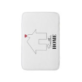 Smith's Home with Heart バスマット (正面縦)