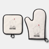 Smith's Home with Heart 鍋つかみ&鍋敷きセット (正面)