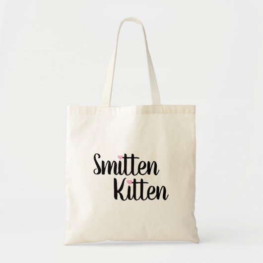 Smitten Kitten Cute Valentine トートバッグ (正面)