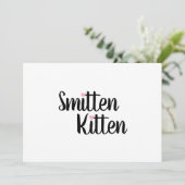 Smitten Kitten Cute Valentine Coffee Mug Gift シーズンカード (スタンド正面)