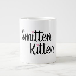 Smitten Kitten Cute Valentine Coffee Mug Gift ジャンボコーヒーマグカップ