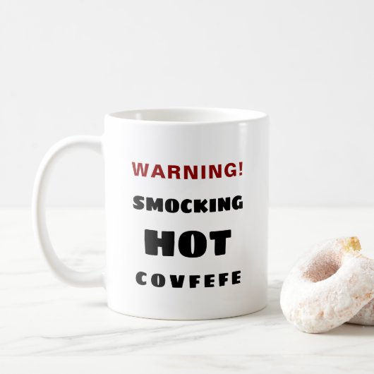 Smocking熱いCovfefe コーヒーマグカップ (ドーナツ)