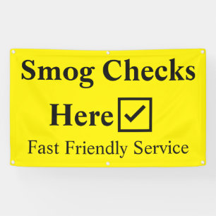Smogチェックはこちら5足 横断幕
