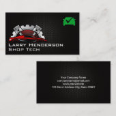 Smog Check Logo | Auto Sports Car 名刺 (正面/裏面)