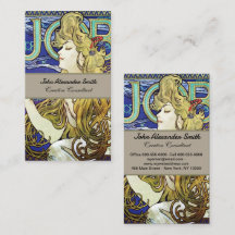 Smoke,エレガント Job by Alphonseミュシャアールヌーボー