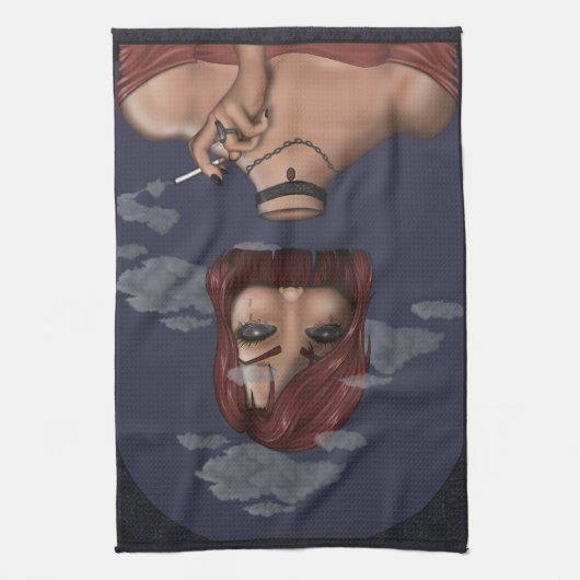 Smoke キッチンタオル (縦)