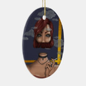 Smoke セラミックオーナメント (右)