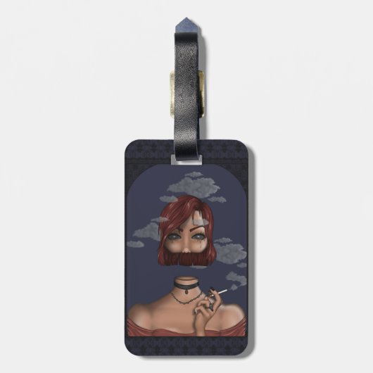 Smoke ラゲッジタグ (裏面縦)