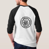 smoke and fly color and bw tシャツ (裏面)