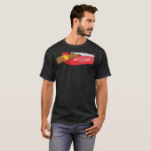 Smoke Cuban Cigar Lit Lips Smoking Graphic Tシャツ (正面フル)