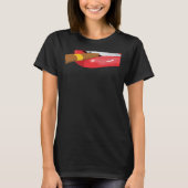 Smoke Cuban Cigar Lit Lips Smoking Graphic Tシャツ (正面)