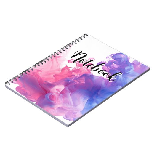 Smoke Diffuse Pink and Purple  ノートブック (左側)