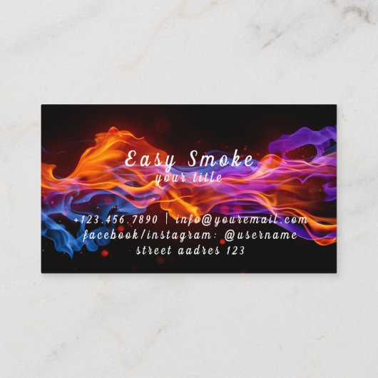 Smoke Shop名刺 名刺 (裏面)