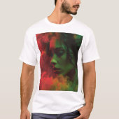 Smoke Signal – Dreamlight Profile in Red and Green Tシャツ (正面)