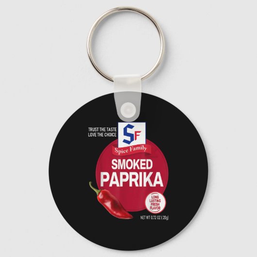 Smoked Paprika Halloween Spice Costume Group Match キーホルダー (正面)