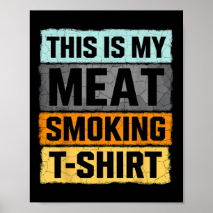 Smoker Bbqこれは私の肉喫煙 ポスター