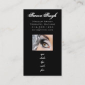 Smokeyの目の銀 名刺 (裏面)