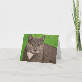 Smokey猫の空白のなカード カード