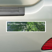 Smokey道の道の森林森 バンパーステッカー (車上)