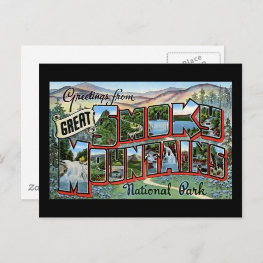 Smokey 素晴らし Mountainsからの挨拶 ポストカード (正面/裏面)