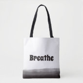 Smokey Black Watercolor トートバッグ (正面)