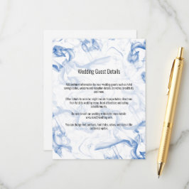 Smokey Blue Mistの詳細結婚エンクロージャカード エンクロージャーカード