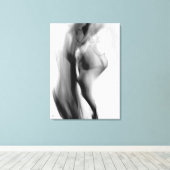 Smokey flames キャンバスプリント (インサイチュ (ウッドフロア))