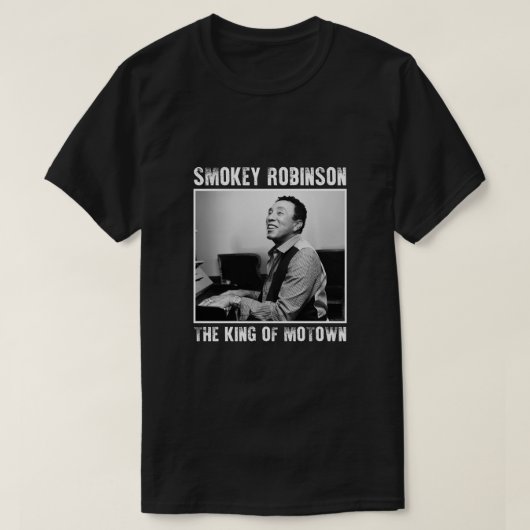 Smokey Robinson The King Of Motown Tシャツ (デザイン正面)
