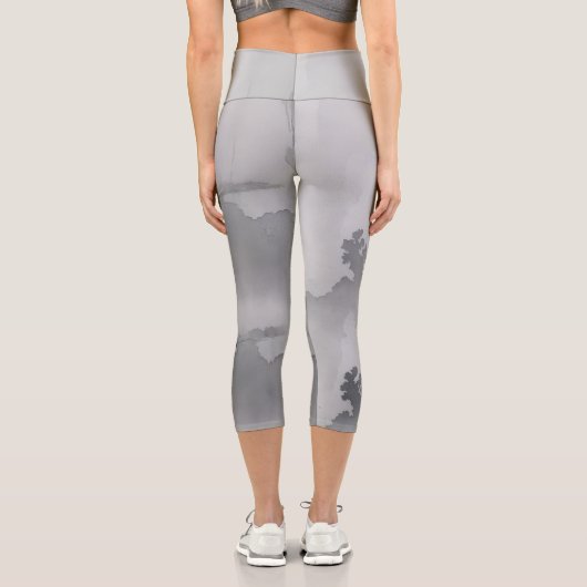 Smokey Stained  カプリレギンス (裏面)