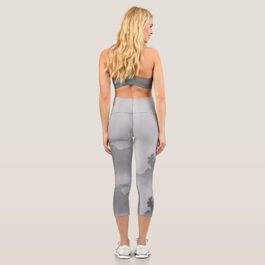 Smokey Stained  カプリレギンス (裏面)