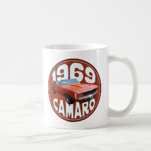 Smokinのオレンジの1969年のCamaro SSのぼろきれの上 コーヒーマグカップ