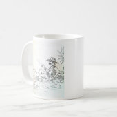 Smokinのカウボーイのコーヒー・マグ コーヒーマグカップ (正面左)