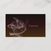 Smokinの小剣のハイヒールの靴の芸術の名刺 名刺 (裏面)