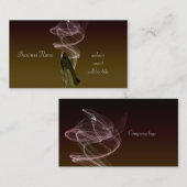 Smokinの小剣のハイヒールの靴の芸術の名刺 名刺 (正面/裏面)