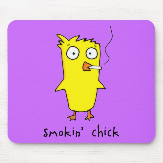Smokinの」ひよこのマウスパッド マウスパッド (正面)
