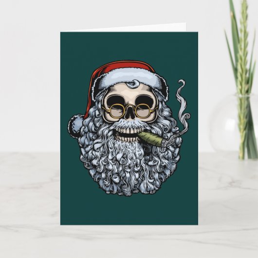 Smokinサンタのスカル シーズンカード (正面)